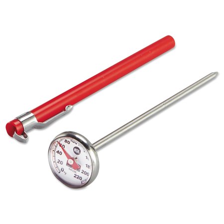 RUBBERMAID COMMERCIAL Industrial-Grade Analog Pocket Thermometer, 0°F to 220°F FGTHP220C